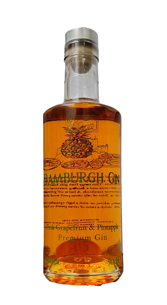 Bamburgh Pink Grapefruit and Pineapple Gin - 50cl