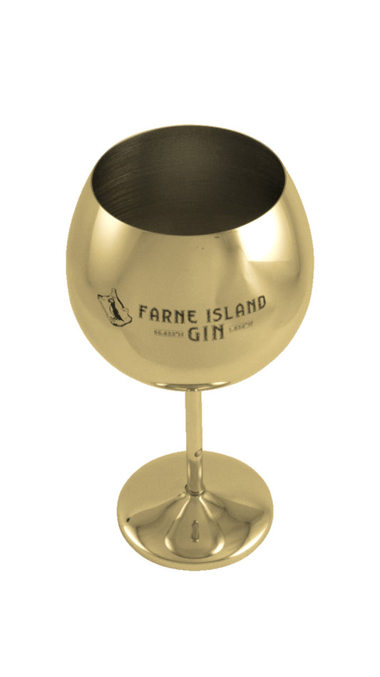 Farne Island Gin Goblet - Gold